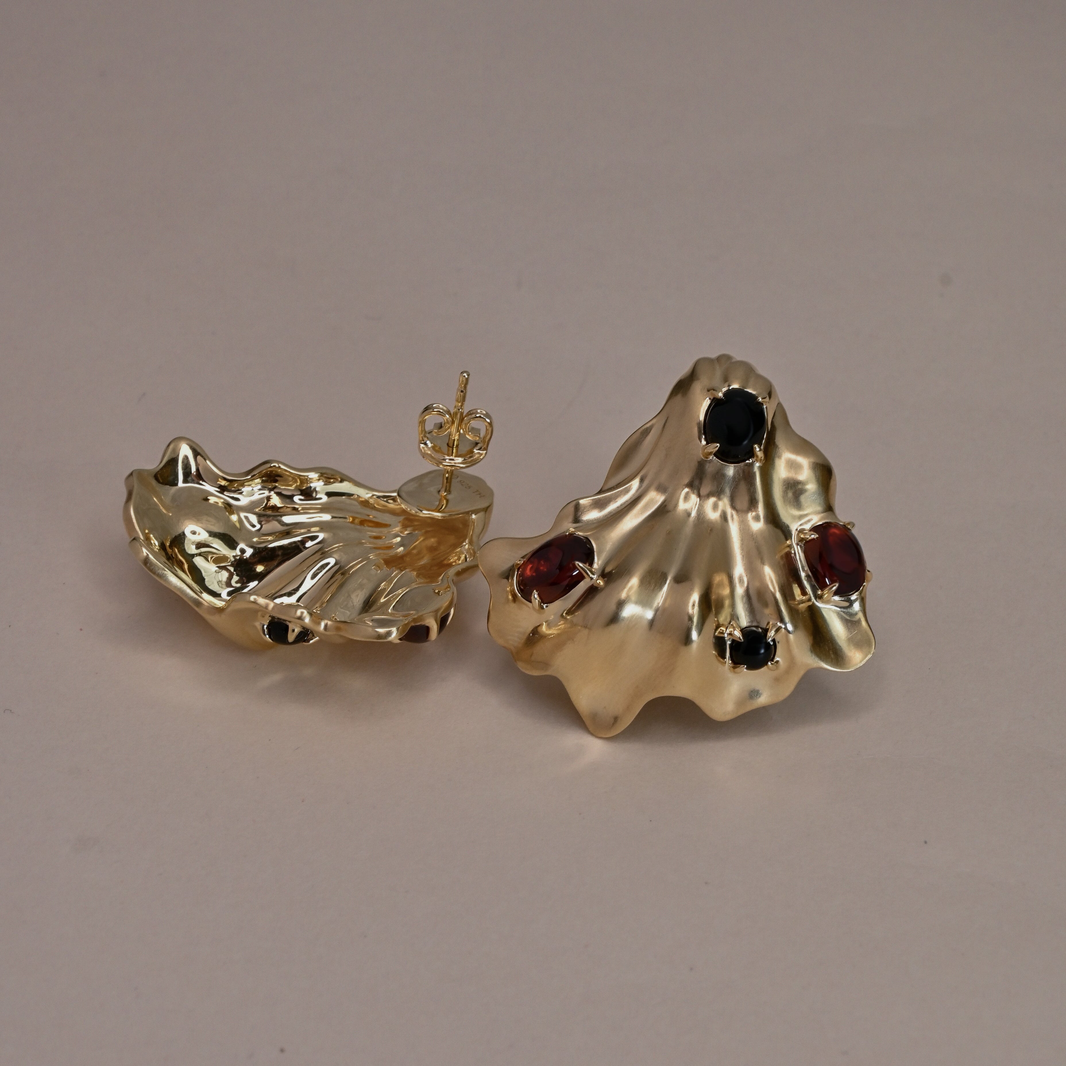 The Chanterelle Cluster Earrings