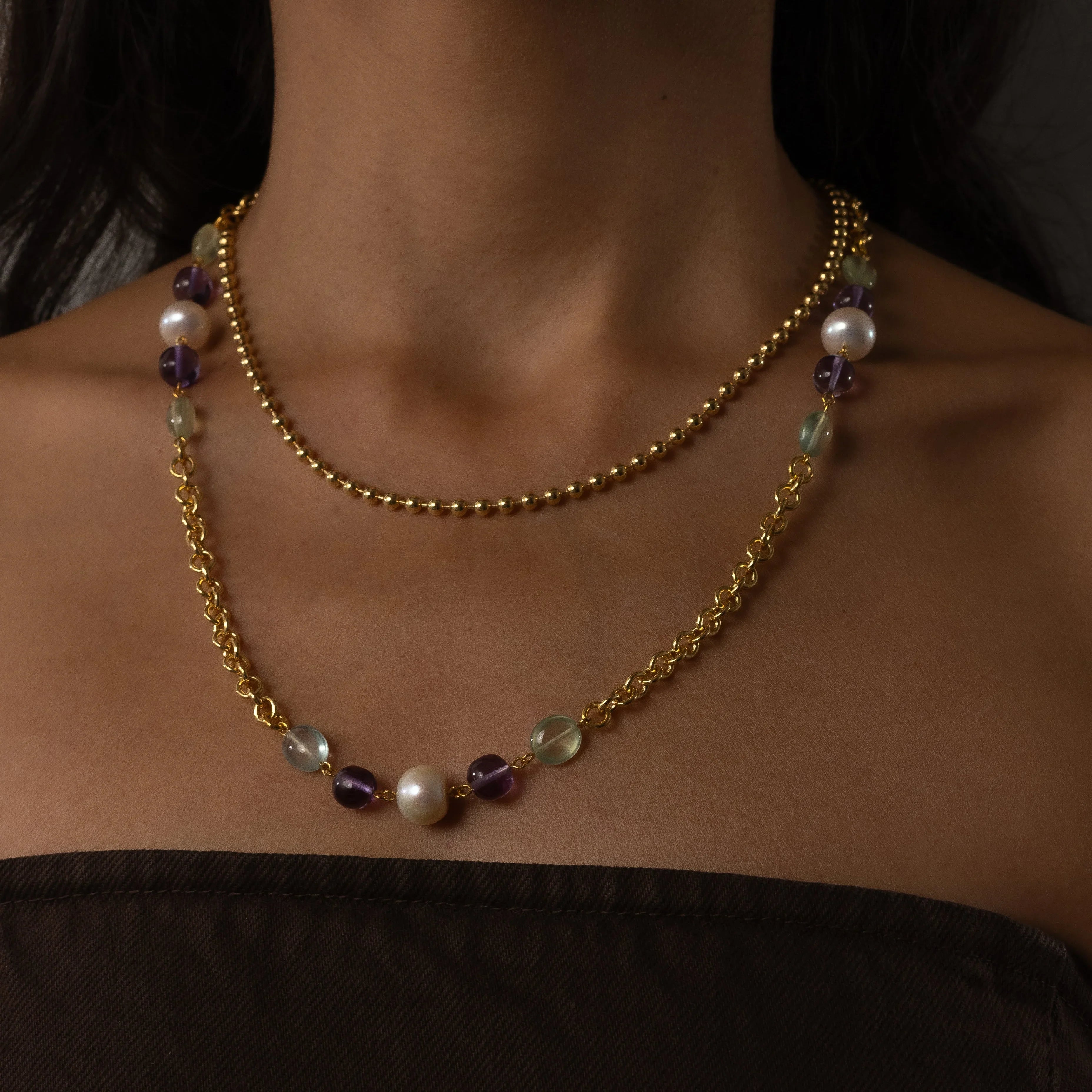 Cable Slice Necklace