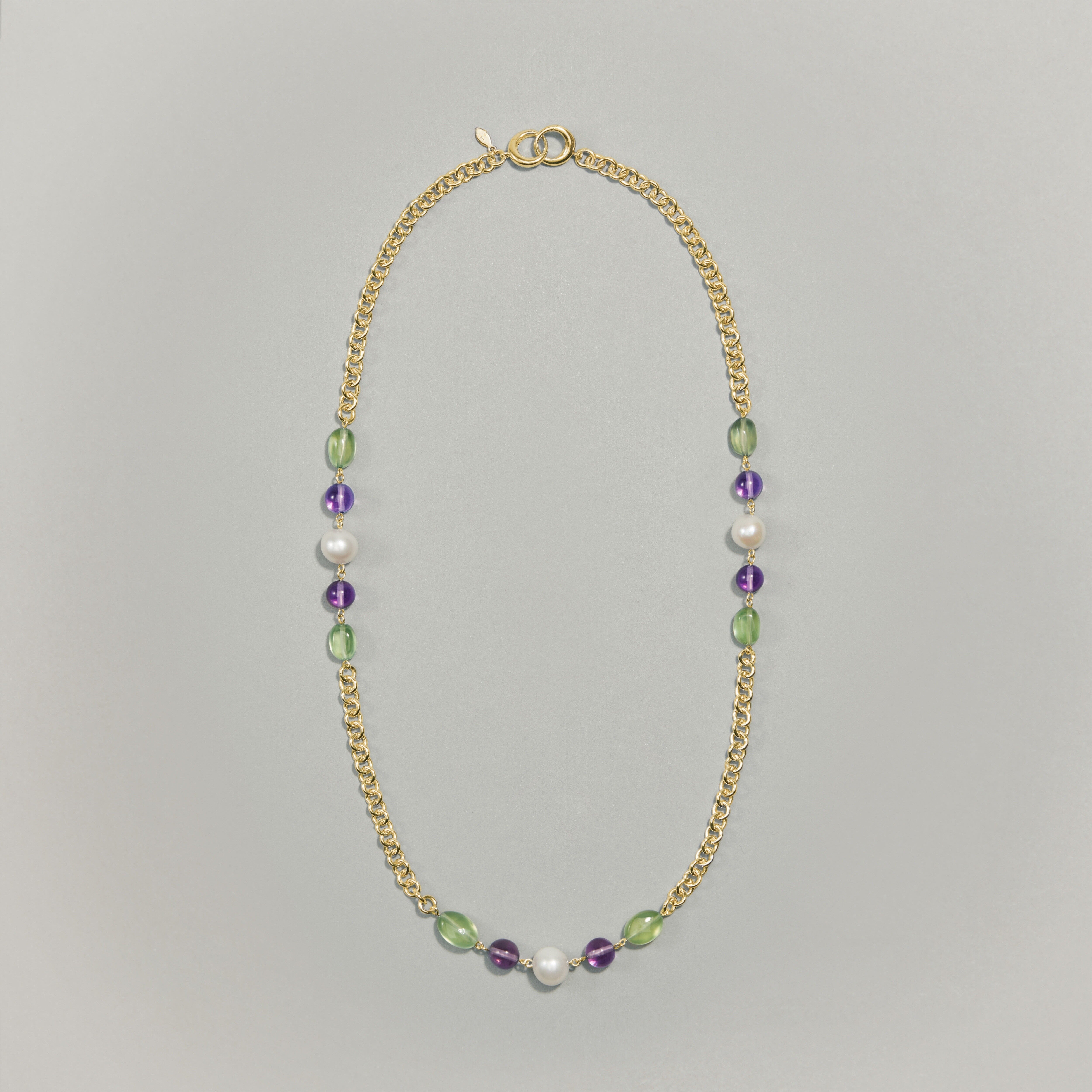 Cable Slice Necklace