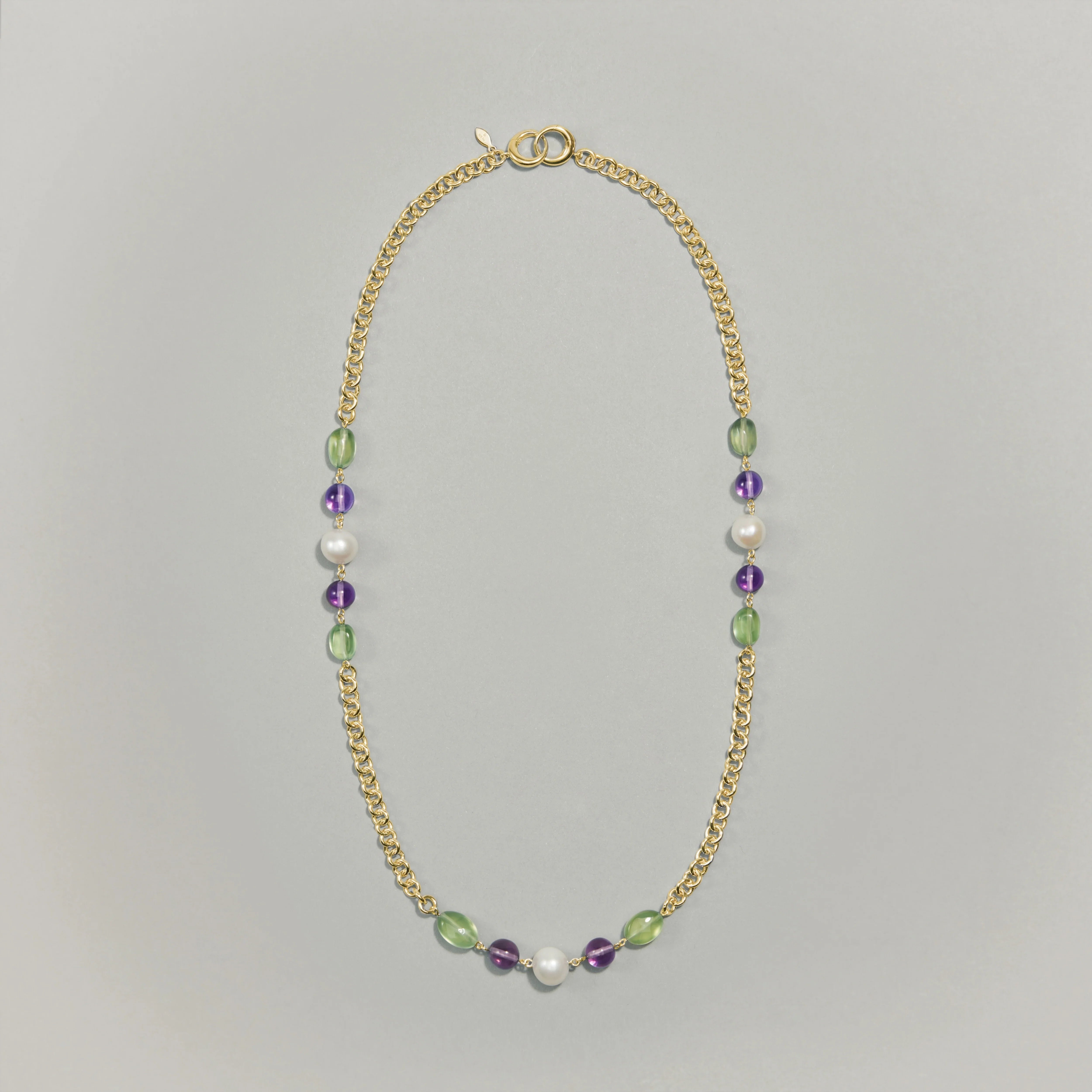 Cable Slice Necklace