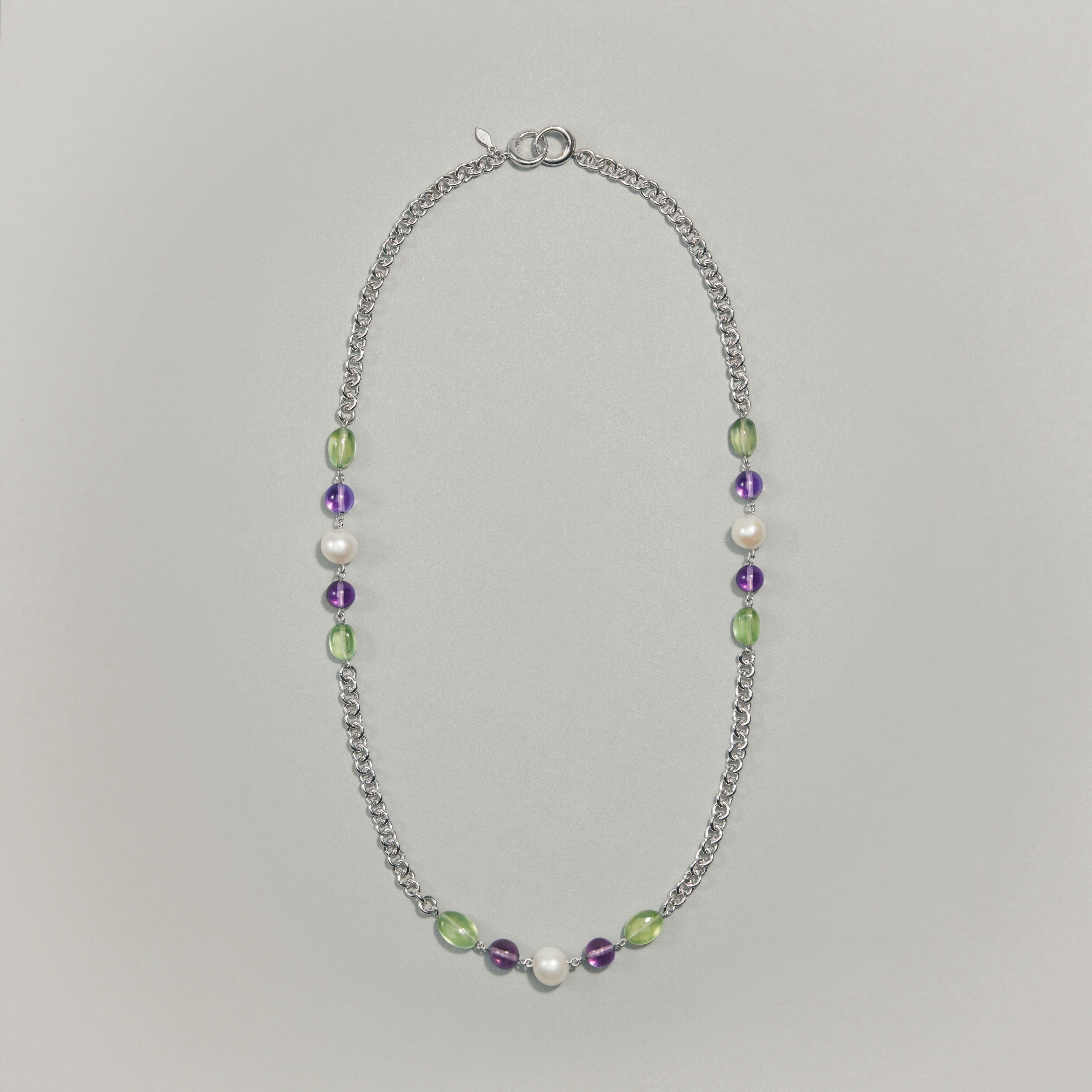 Cable Slice Necklace