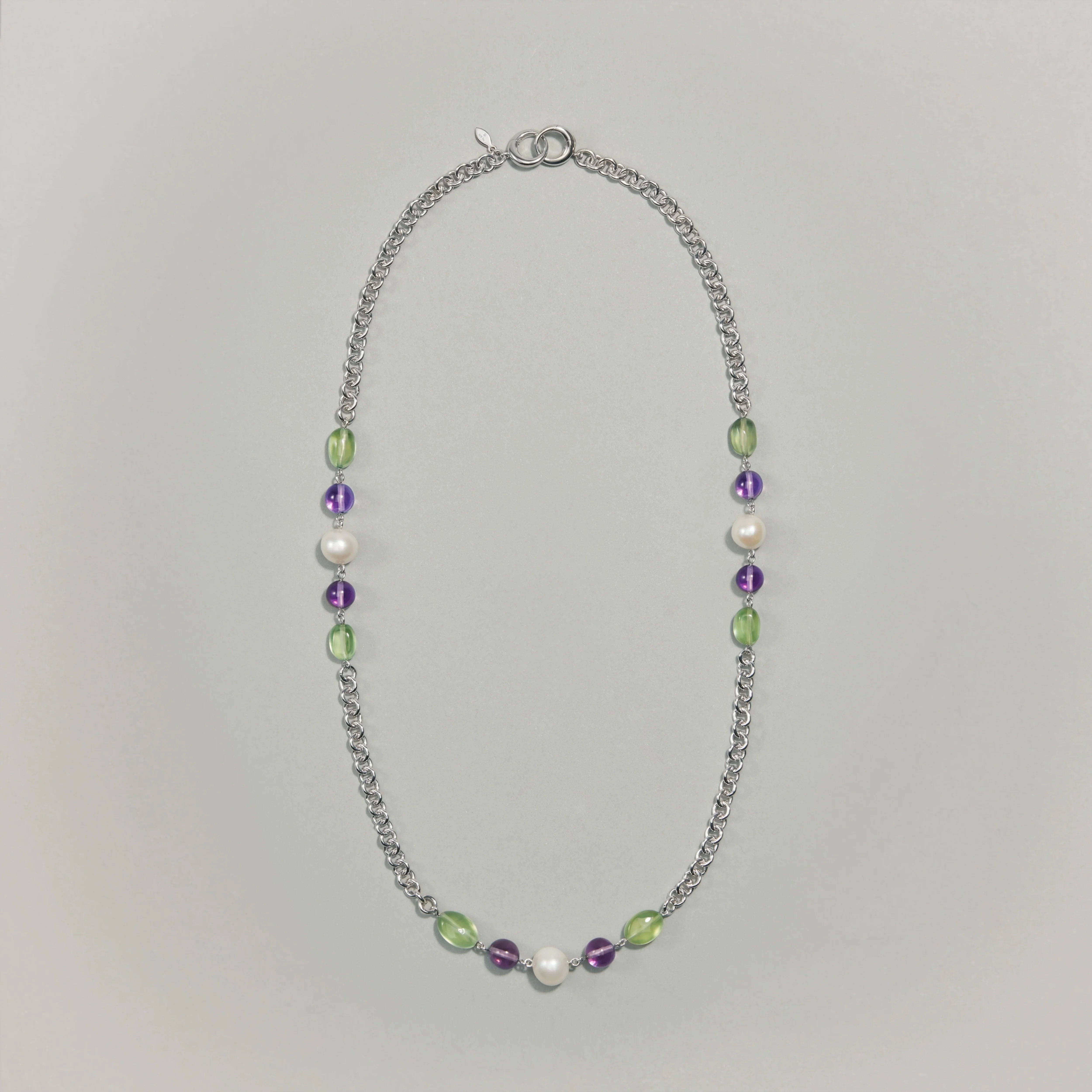 Cable Slice Necklace