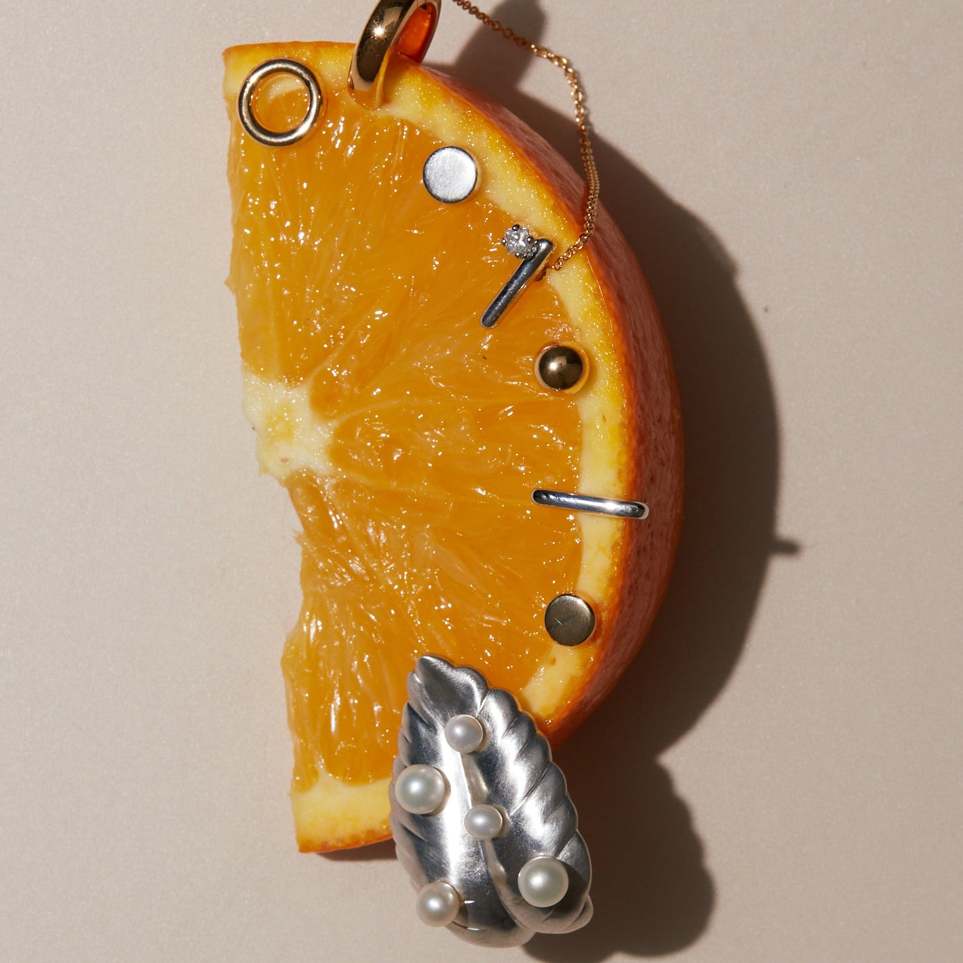 Lemon Leaf Earrings
