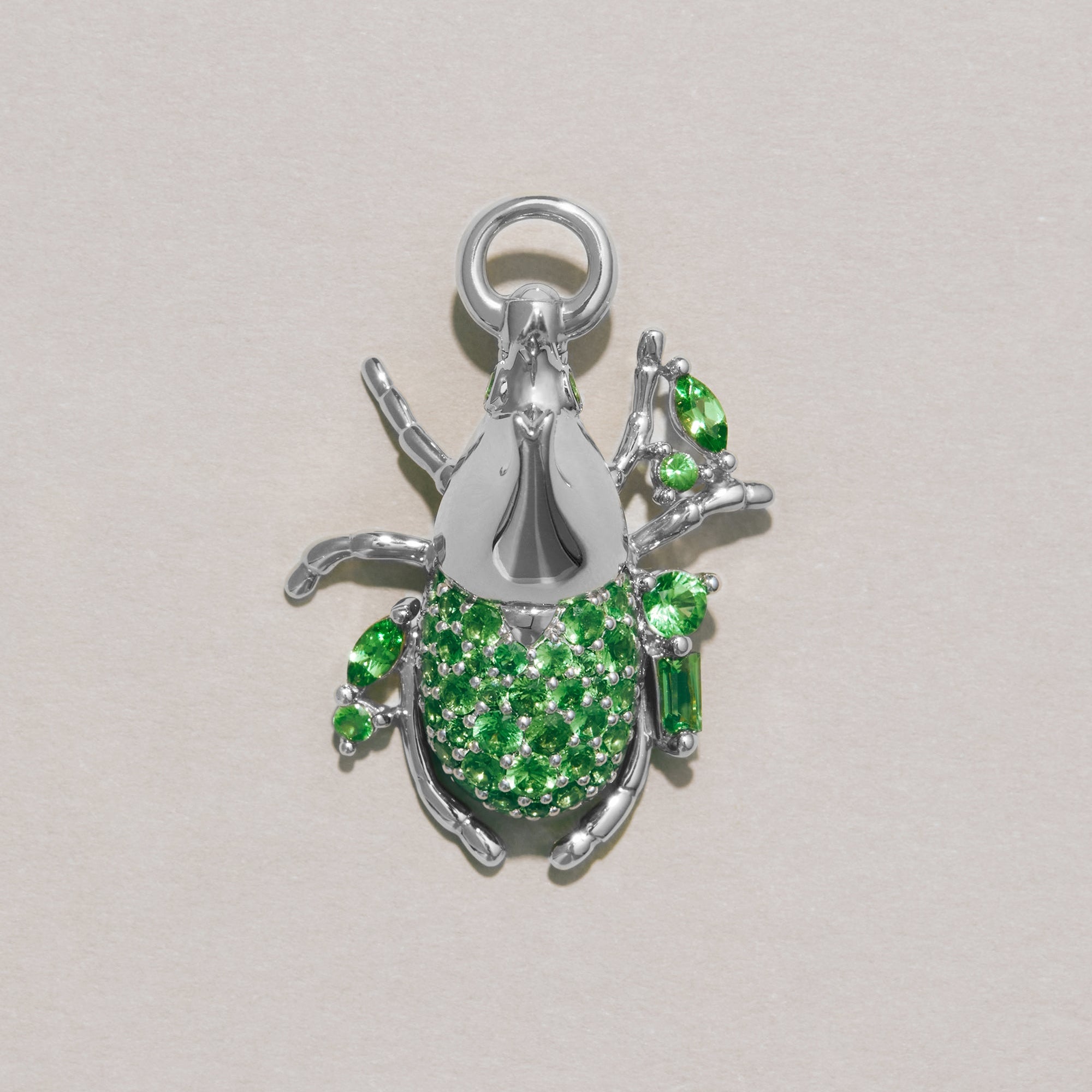 The Gilded Beetle Charm