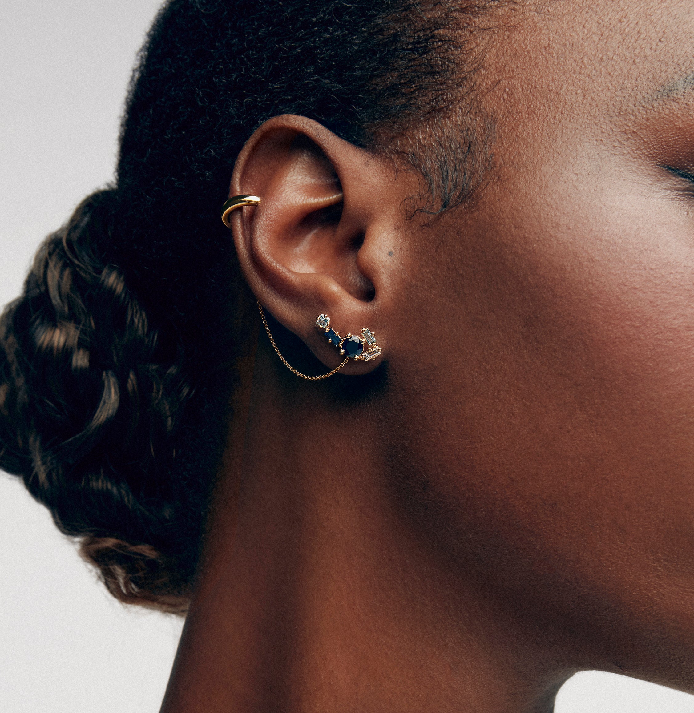 Essential Ear Cuff + Quinta-Stud