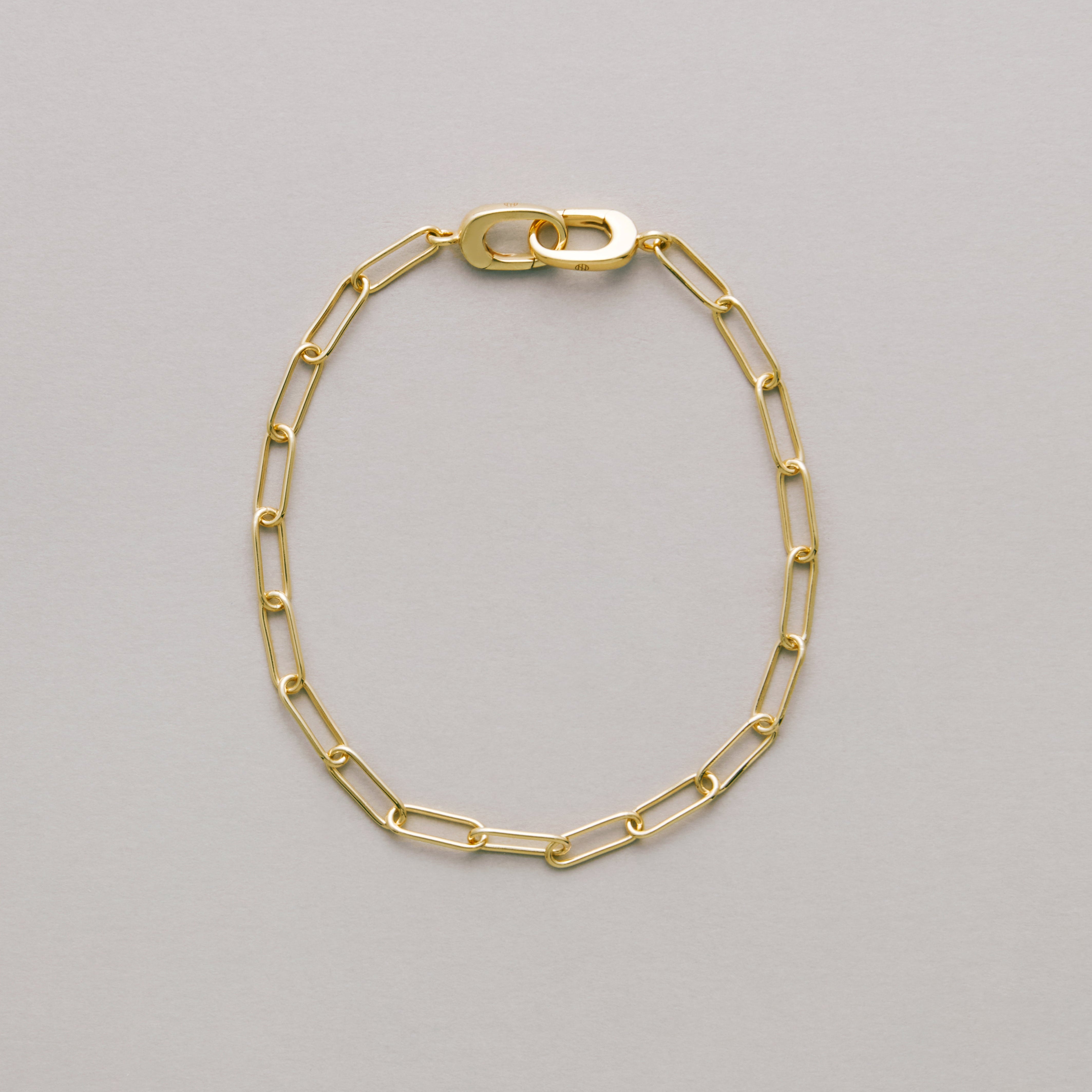 Baby Cuban Link Anklet + Baby Clip Anklet