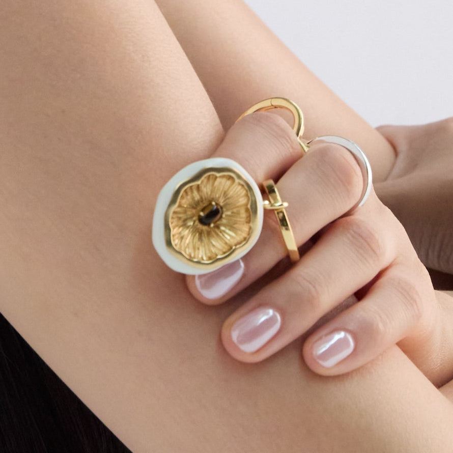 The Oyster Cap Charm