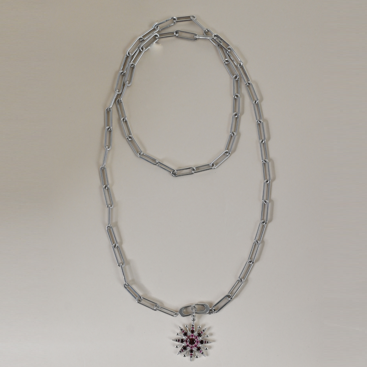 Wrap Around Long Chain + Blazing Star Charm