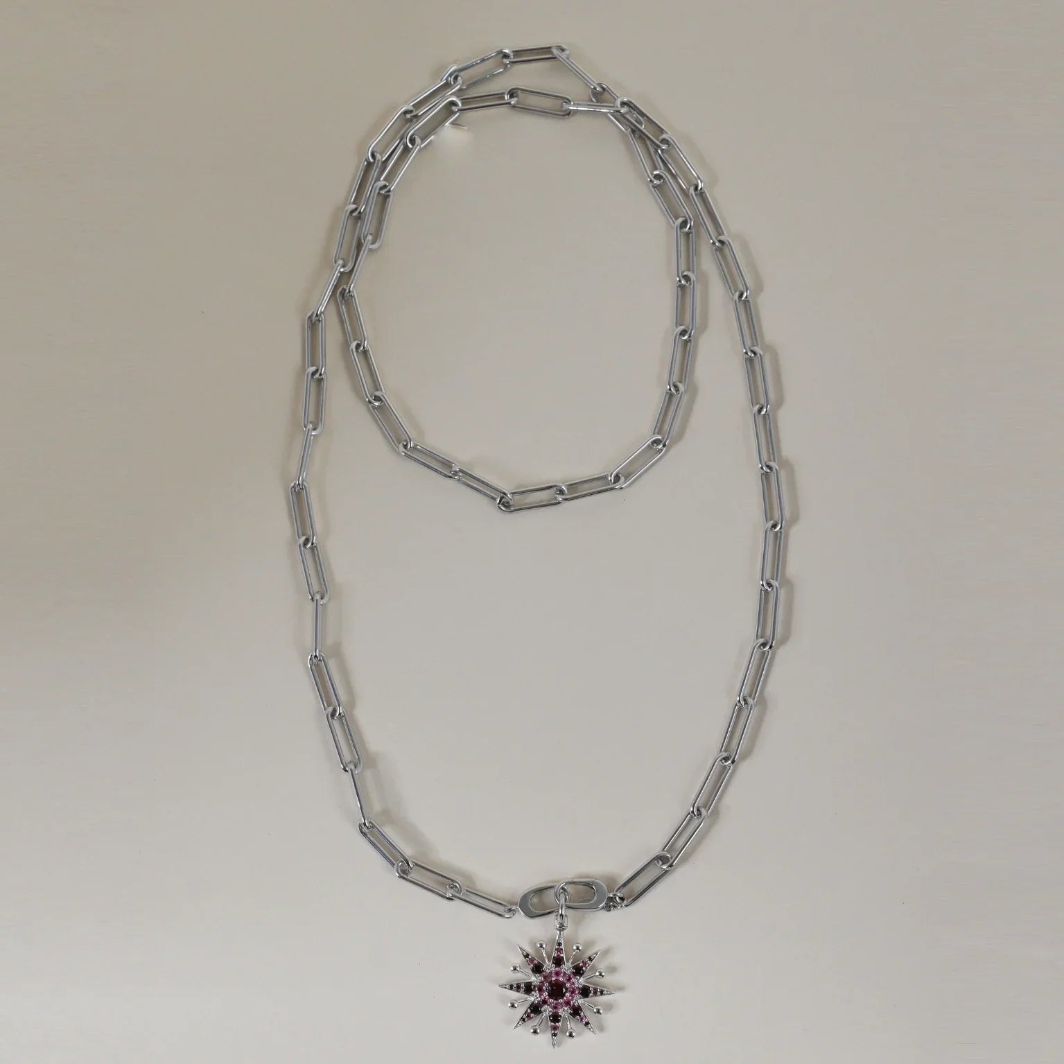 Wrap Around Long Chain + Blazing Star Charm