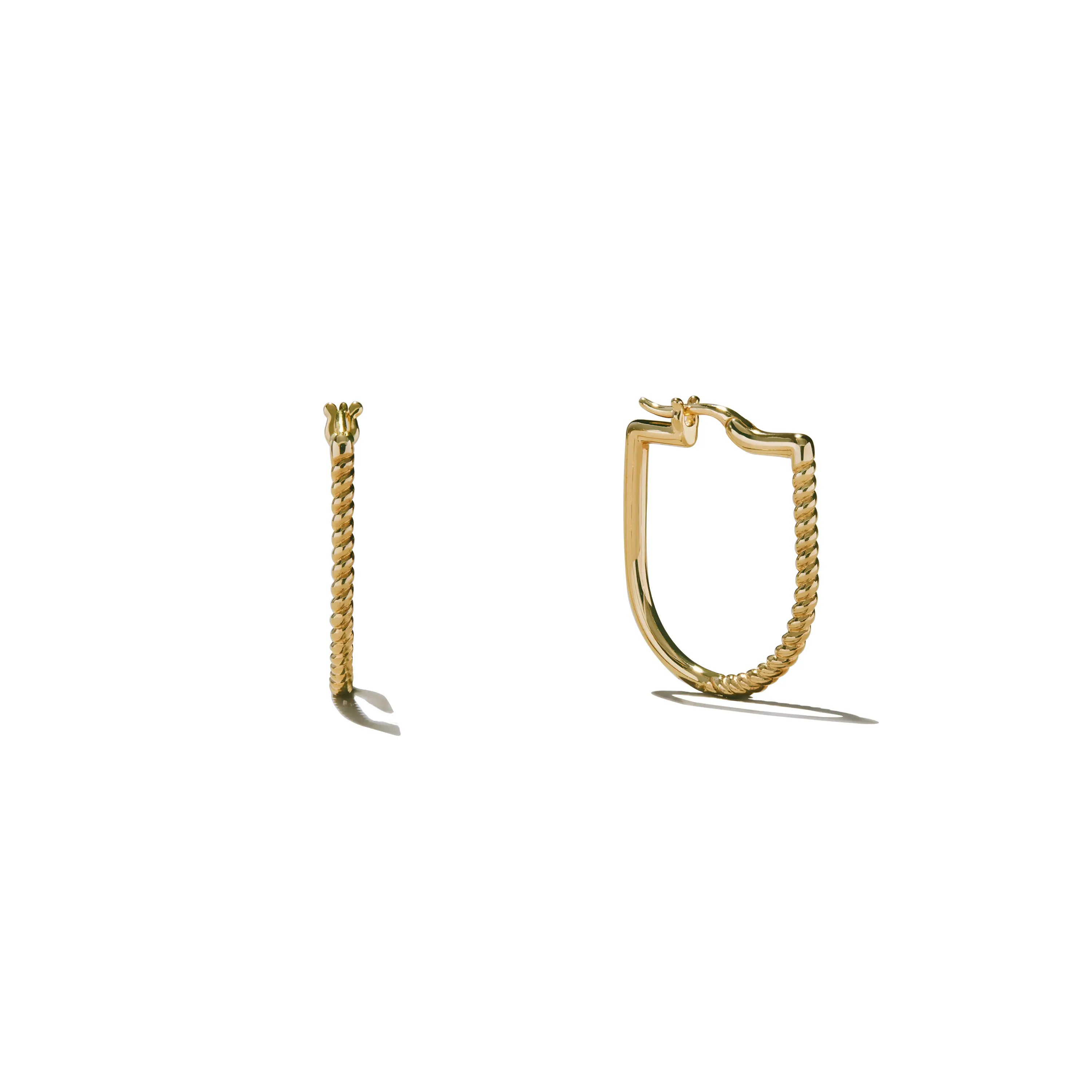 Braided Everyday U-Hoops