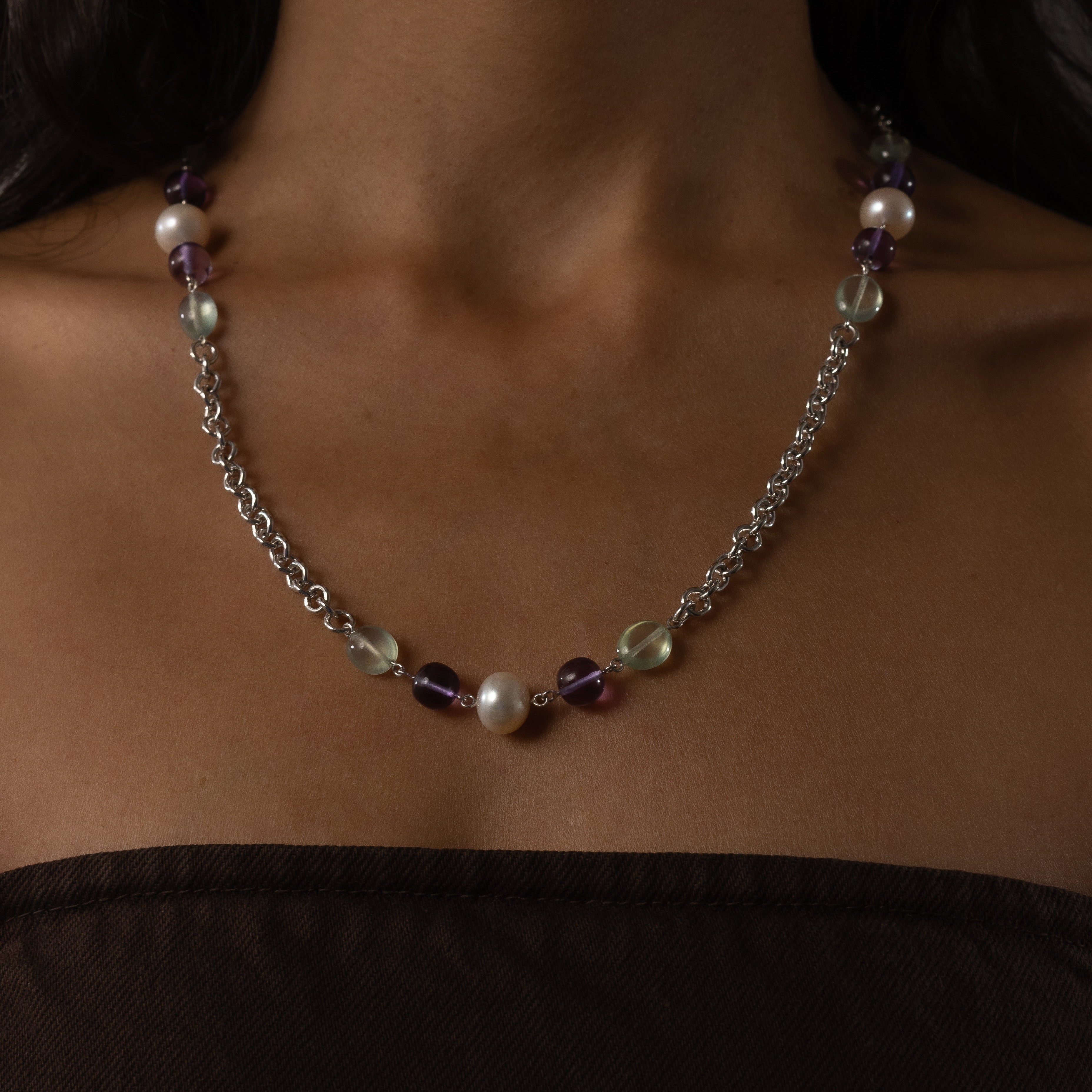 Cable Slice Necklace