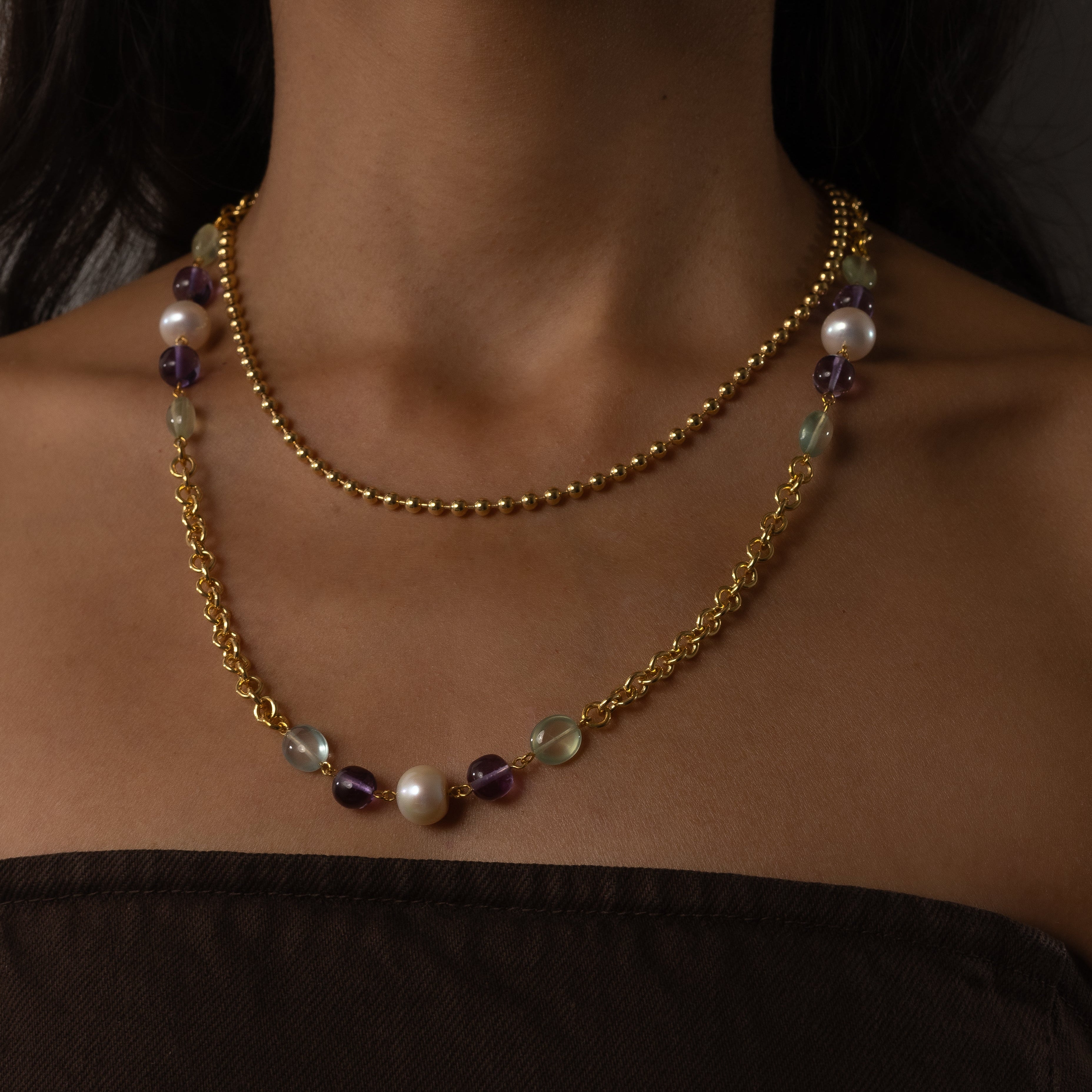 Cable Slice Necklace