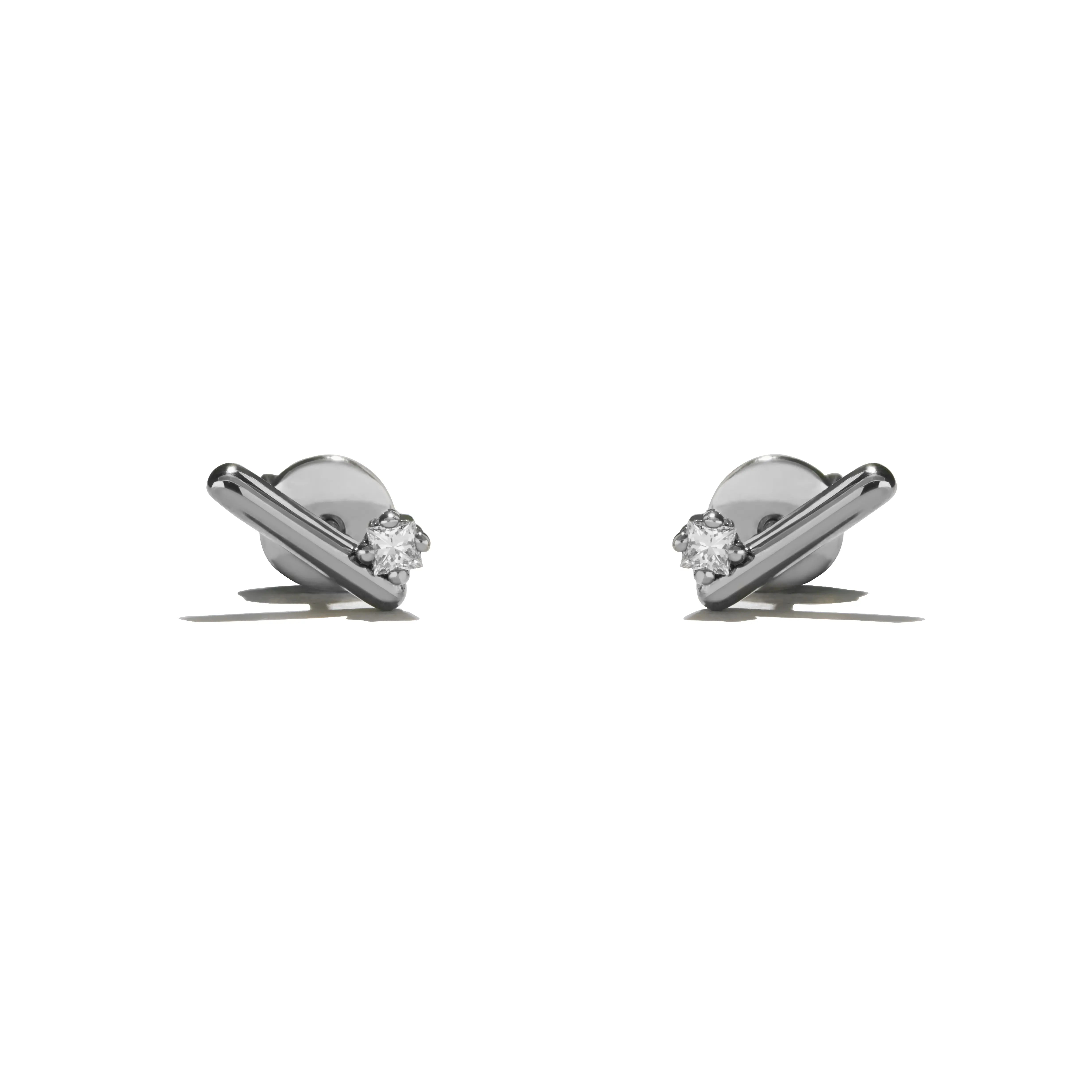 Diamond Bar Studs
