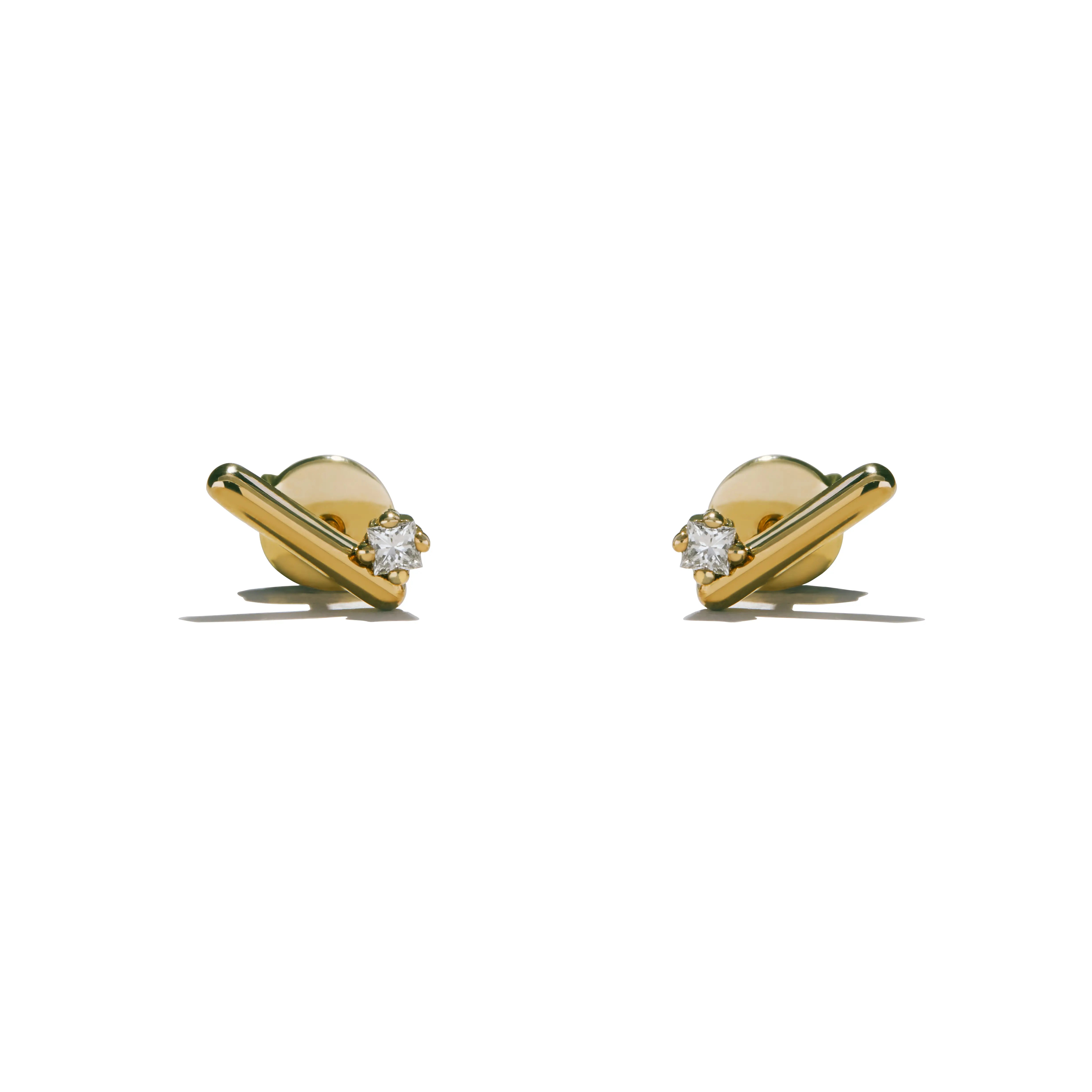 Diamond Bar Studs