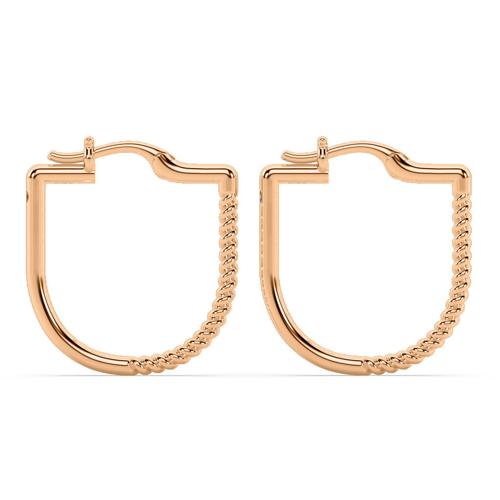 Braided Everyday U-Hoops