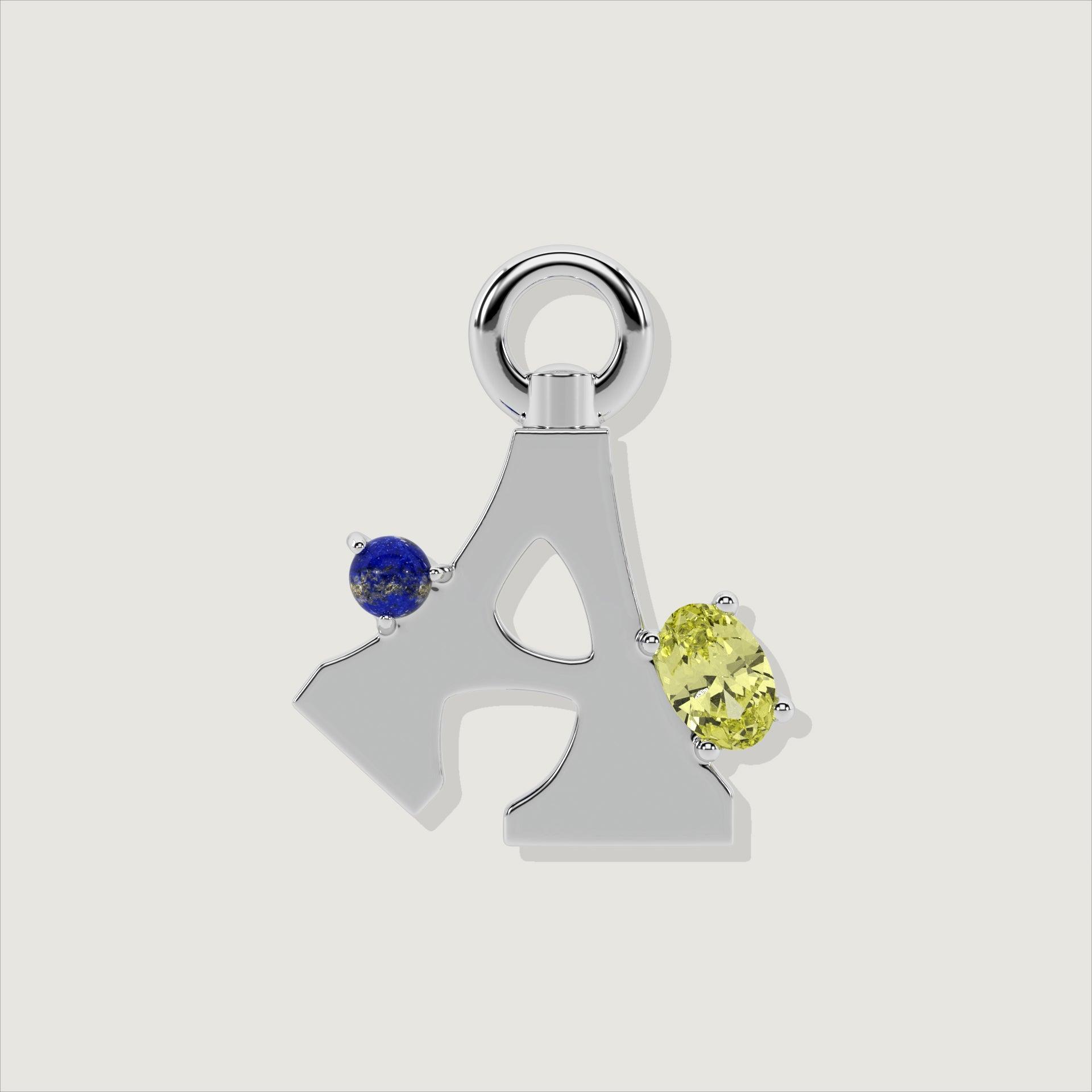 Amare Letter Charm - Oni Jewelry