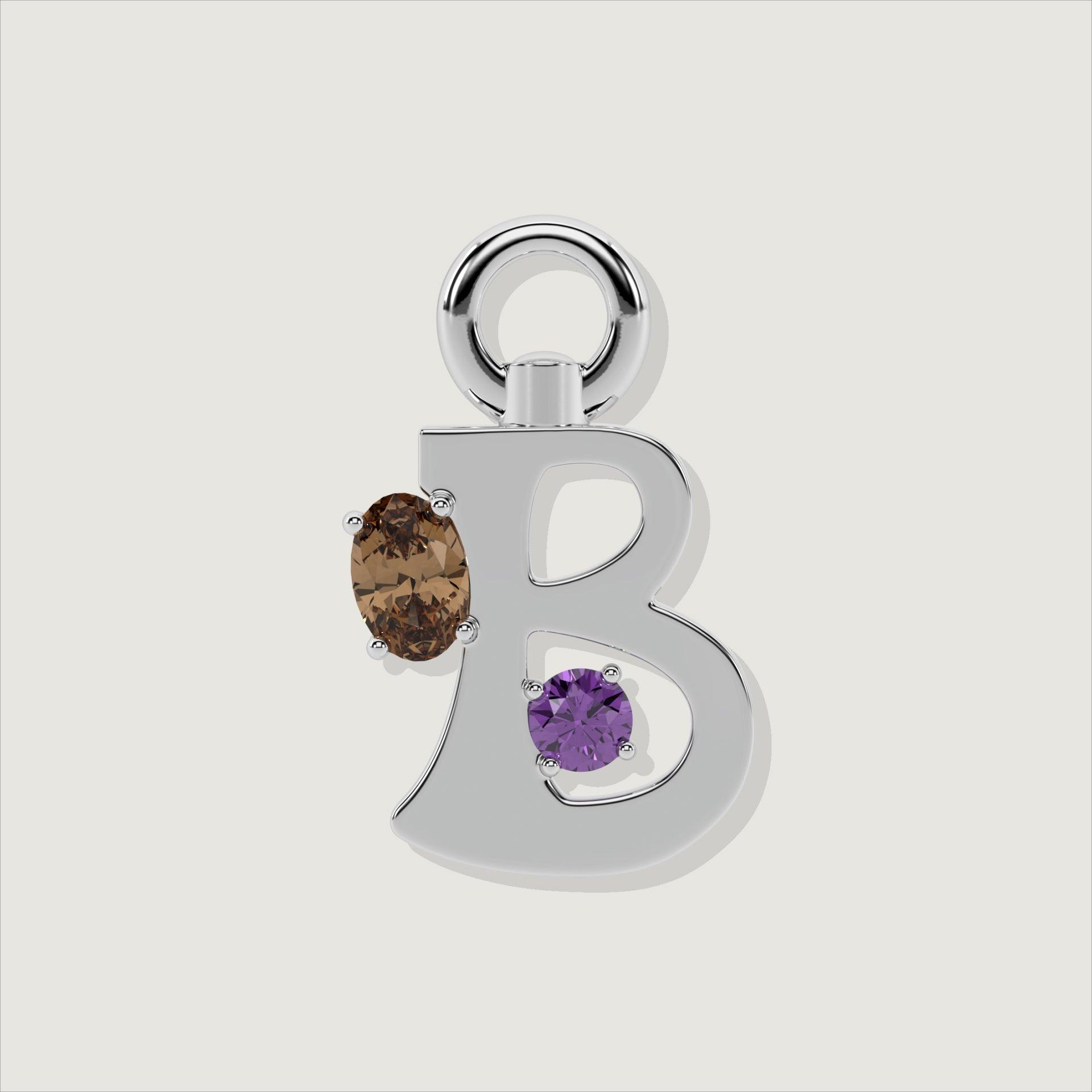 B | Amare Letter Charm