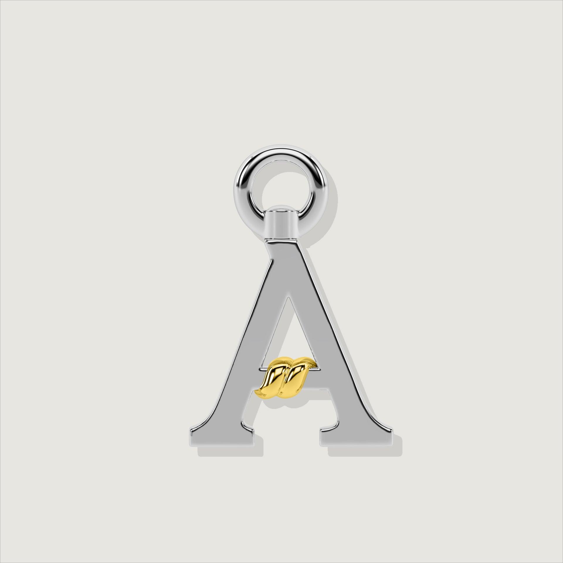 Unius Letter Charm - Oni Jewelry