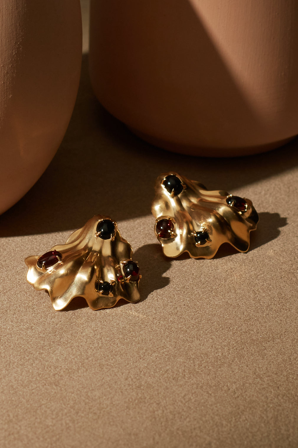 The Chanterelle Cluster Earrings
