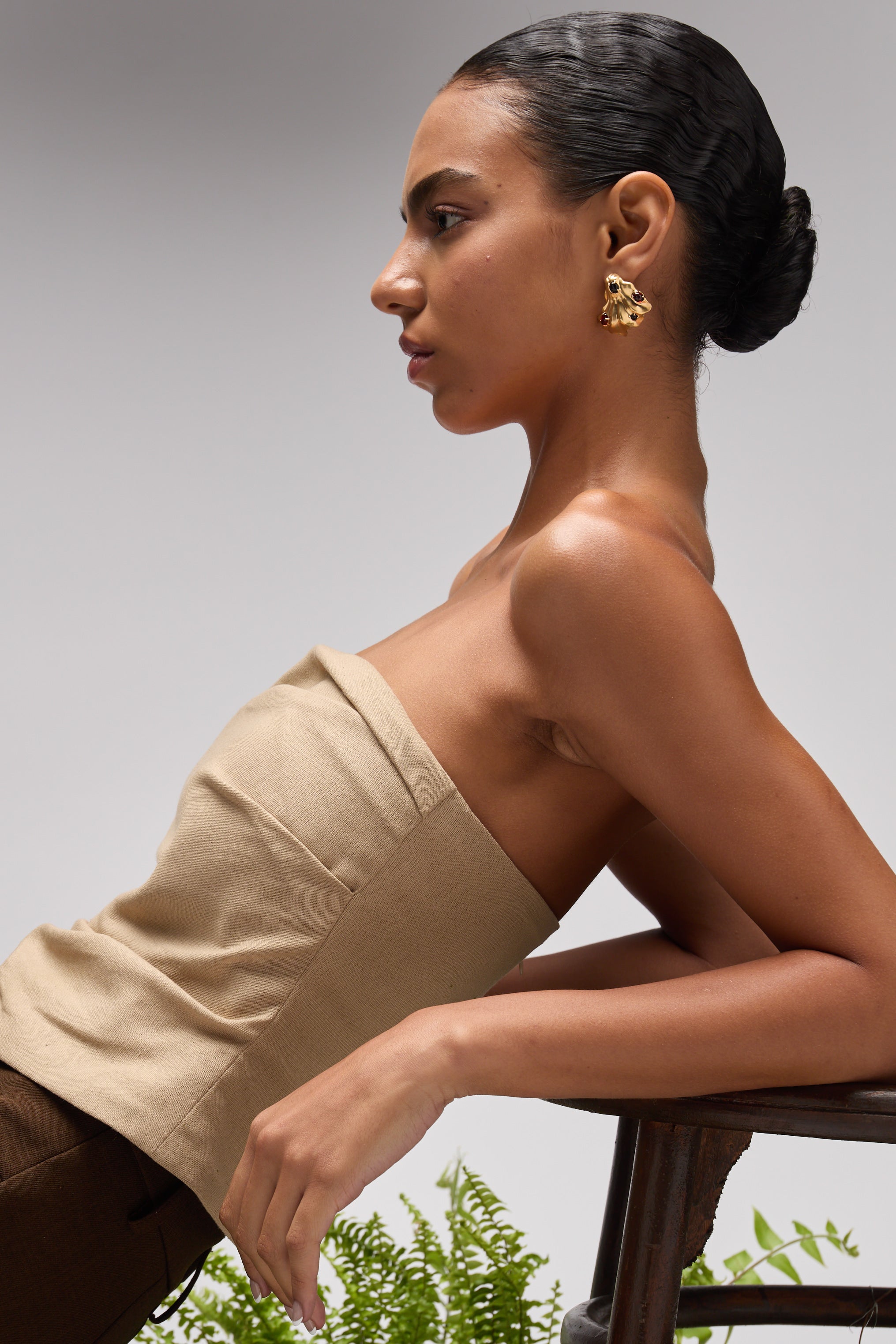 The Chanterelle Cluster Earrings